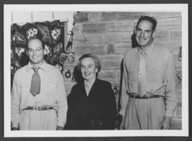 Photograph of Gilcrease family Christmas, Las Vegas, Nevada, circa 1952