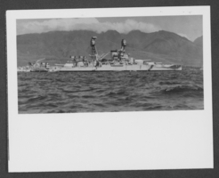 Photograph of U. S. S. Nevada, circa mid 1900s