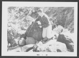 Photograph of petroglyphs, circa mid 1900s -late 1900s