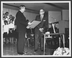 Photograph Clark High School dedication, Las Vegas, circa mid 1900s