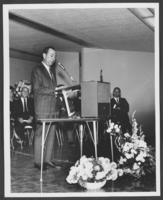 Photograph Clark High School dedication, Las Vegas, circa mid 1900s