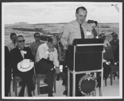 Photograph of Powell Commemorative Ceremony, Lake Powell, June 19, 1969