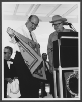 Photograph of Powell Commemorative Ceremony, Lake Powell, June 19, 1969