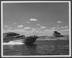 Photograph of Powell Commemorative Ceremony, Lake Powell, June 19, 1969