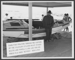Photograph of Powell Commemorative Ceremony, Lake Powell, June 19, 1969