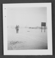 Photograph of snow in Las Vegas, 1949