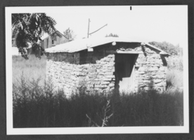 Photograph of the Quarried Rock Cellar, Panaca, Nevada, circa 1972