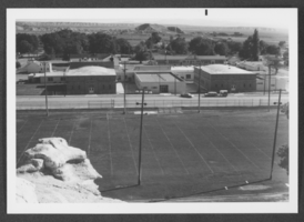 Photograph of a school, Panaca, Nevada, circa 1950s-1970s