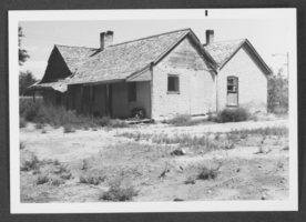 Photograph of an aging home, Panaca, Nevada, circa 1950s-1970s