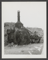 Photograph of an old steam tractor, Eldorado Canyon, Nevada, circa 1920s-1940s