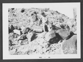 Photograph of petroglyphs, Southern Nevada, December 1964