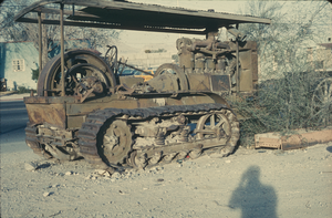 Slide of Western Chemical Company ore train, Eldorado Canyon, circa 1960s - 1970s