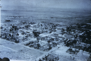 Slide of aerial view of Las Vegas, circa early 1900s
