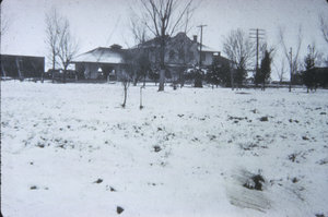 Slide of Las Vegas Railroad depot, circa early 1900s