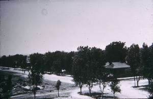 Slide of snow-covered Las Vegas, circa 1930s