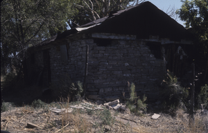 Slide of grist mill building, Panaca, Nevada, June 1970
