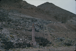 Slide of Candelaria ruins, Nevada, circa 1960s - 1970s