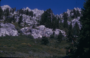 Slide of Eagle Lake trail, Lake Tahoe, Nevada, circa 1960s - 1970s