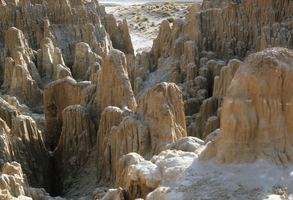 Slide of Cathedral Gorge, Nevada, circa 1960s - 1970s