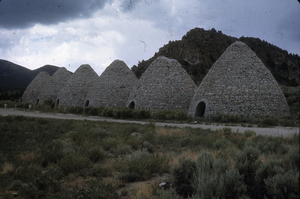 Slide of Ward Charcoal Ovens, Nevada, circa 1960s