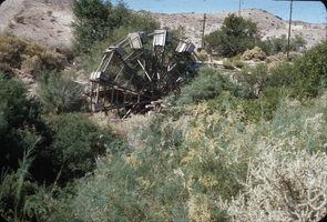 Slide of water wheel, Muddy River, Nevada, circa 1960s