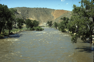 Slide of Carson River, Nevada, circa 1960s
