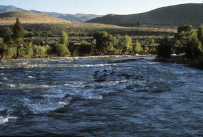 Slide of the Truckee River Canyon, circa 1970s