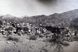 Slide of the Callville ruins, Callville, Nevada, circa 1930s