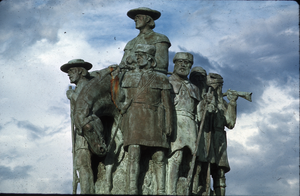 Slide of the This Is The Place Monument, Salt Lake City, Utah, circa 1990s