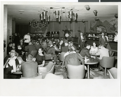 Photograph of a group that probably belongs to the Studebaker 400's at the Sands Hotel and Casino, Las Vegas, circa 1959