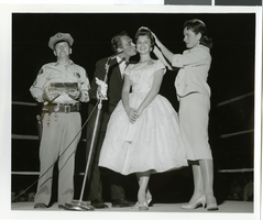 Photograph of Virginia Page, Miss Las Vegas, Sands Hotel, June 2, 1957.