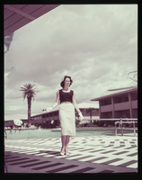 Film negative of Virginia Page, Miss Las Vegas, Sands Hotel, June 2, 1957