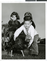 Photograph of Troy Pritchard at the annual "Turkey Trot," Sands Hotel, Las Vegas, circa mid 1950s - early 1960s