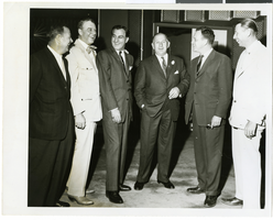 Photograph of unidentified men at the Sands Hotel, Las Vegas, circa mid 1950s to early 1960s