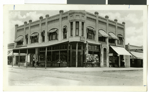 Photograph of Las Vegas Pharmacy, Las Vegas, circa early 1900s