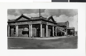 Photograph of First State Bank, Las Vegas, 1917