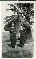 Photograph of two elementary school teachers, Las Vegas, circa 1924