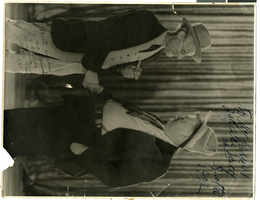 Photograph of Death Valley Scottie and Chic Sale, Nevada, circa 1930s