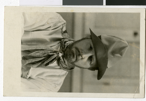 Photograph of Frank Garside dressed for Helldorado Days, Las Vegas, circa 1930s