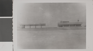 Photograph of Frazier Hall construction, Nevada Southern University, Las Vegas, circa 1956