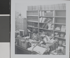 Photograph of Billie Polson at Nevada Southern University, Las Vegas, 1960