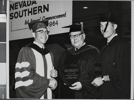 Photograph of Nevada Southern University Commencement, Las Vegas, June 03, 1964