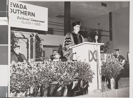Photograph of Nevada Southern University Commencement, Las Vegas, June 14, 1964