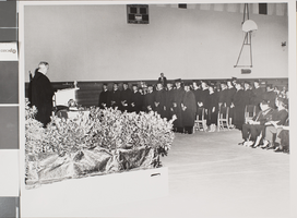 Photograph of Nevada Southern University Commencement, Las Vegas, June 14, 1965