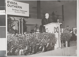 Photograph of Nevada Southern University Commencement, Las Vegas, June 14, 1965