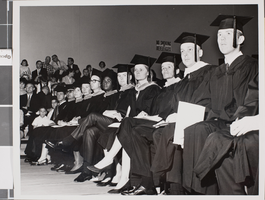 Photograph of Nevada Southern University commencement, Las Vegas, 1967