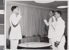 Photograph of Nevada Southern University commencement, Las Vegas, 1967