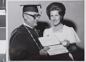 Photograph of Nevada Southern University commencement, Las Vegas, May 09, 1973