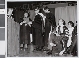 Photograph of Nevada Southern University commencement, Las Vegas, May 09, 1973