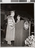 Photograph of Nevada Southern University commencement, Las Vegas, May 09, 1973